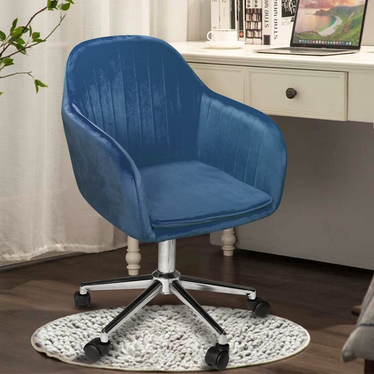 Wayfair velvet 2024 office chair